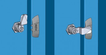 EMKA lock cam ramp for cabinet locking systems