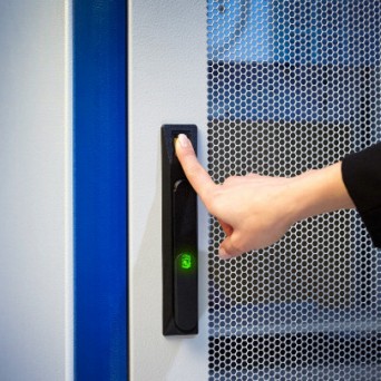EMKA BioLock - biometric technology at the handle for server security