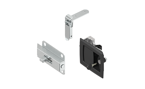 EMKA chest handles, toggle latches and slam locks