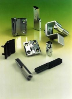 External hinges for cabinets and enclosures